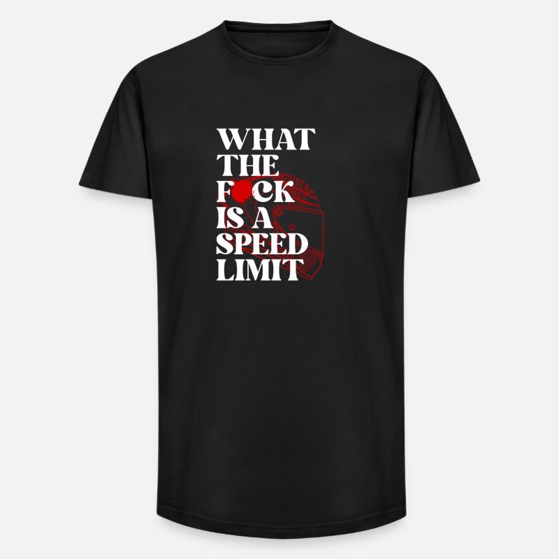 Auto - Long Fit Männer T-Shirt - Schwarz