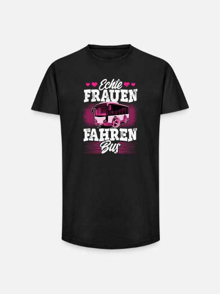 Busfahrerin - Long Fit Männer T-Shirt - Schwarz