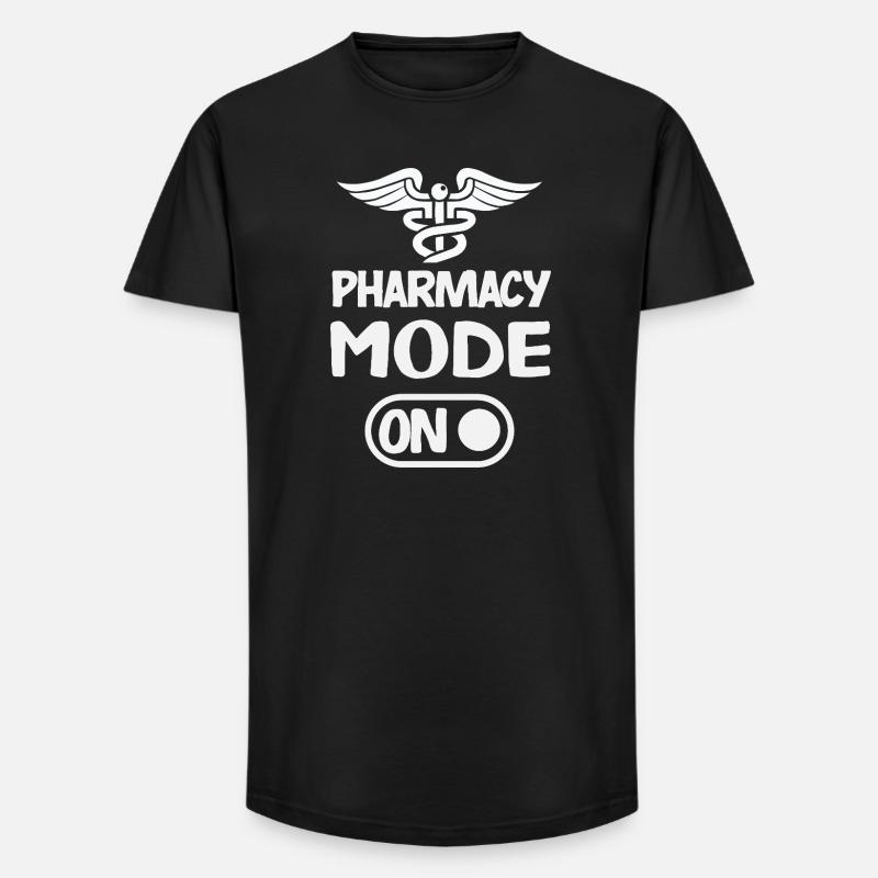 Apotheker Pharmazeutisch-technischer - Long Fit Männer T-Shirt - Schwarz