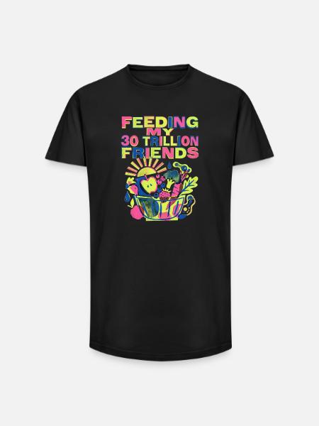 30 Trillion Friends Nutrition - Long Fit Men's T-Shirt - black