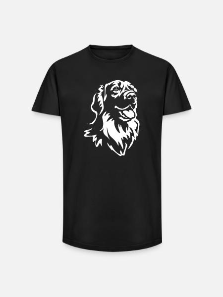 Hovawart Head "Black Edition" - Long Fit Men's T-Shirt - black