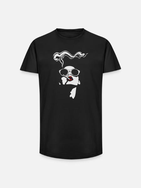 Glamour Rebel Vol.4 - Long Fit Men's T-Shirt - black