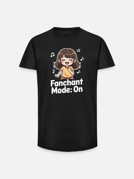 K-Pop Fanchant Korea Music - Long Fit Men's T-Shirt - black