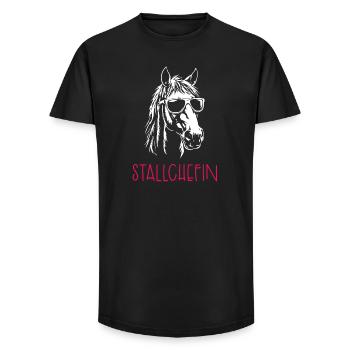 Stable manager - Long Fit Men's T-Shirt - black - Front - AI Model Male 185 light (185cm)