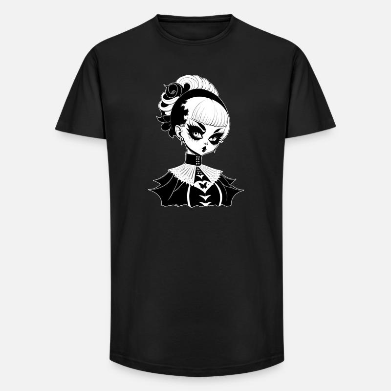 Gothic Hexe, Goth Hexerei - Long Fit Männer T-Shirt - Schwarz