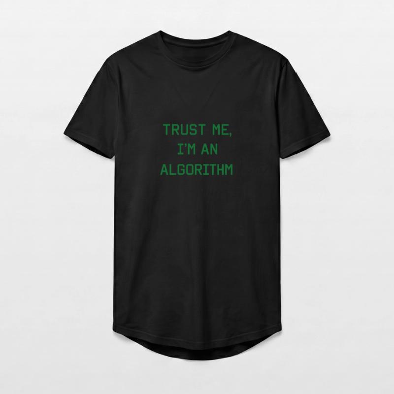 Croyez-moi, je suis un algorithme – Nerd & Programmeur T-shirt coupe longue homme