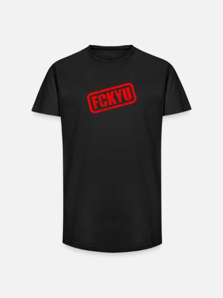 Numéro d’identification fiscale FCKYU - T-shirt coupe longue homme - noir