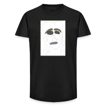 talk about feelings 3 - Long Fit Men's T-Shirt - black - Front - AI Model Male 185 light (185cm)