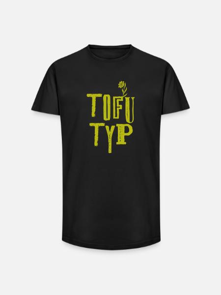 Tofu Typ 2 - Long Fit Männer T-Shirt - Schwarz
