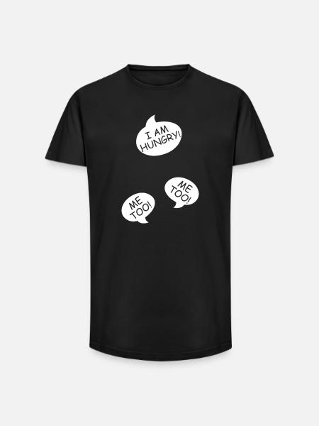 Pregnancy announce twins mom mom mom - Long Fit Men's T-Shirt - black