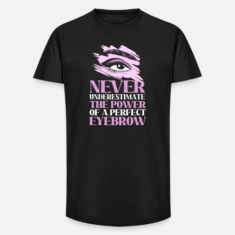 Kosmetik Kosmetikerin Microblading Make-up - Long Fit Männer T-Shirt - Schwarz