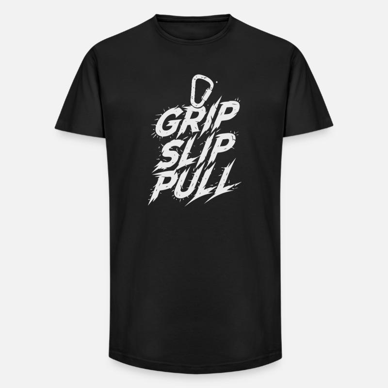 Grip Slip Pull Éclats Urbains - T-shirt coupe longue homme - noir