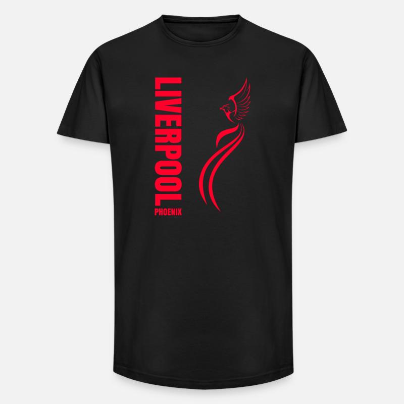 LIVERPOOL PHOENIX - Long Fit Männer T-Shirt - Schwarz