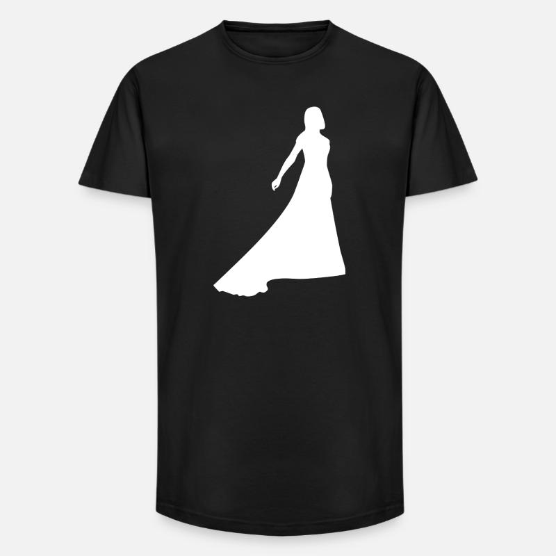 Hochzeit - Long Fit Männer T-Shirt - Schwarz