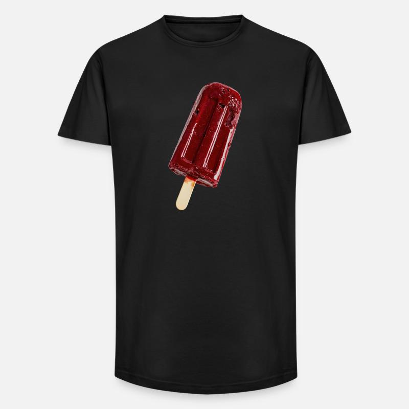 Eis am Stil Rot - Long Fit Männer T-Shirt - Schwarz