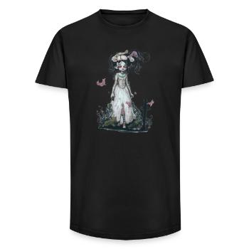 Ghost Bride - Long Fit Men's T-Shirt - black - Front - AI Model Male 185 light (185cm)