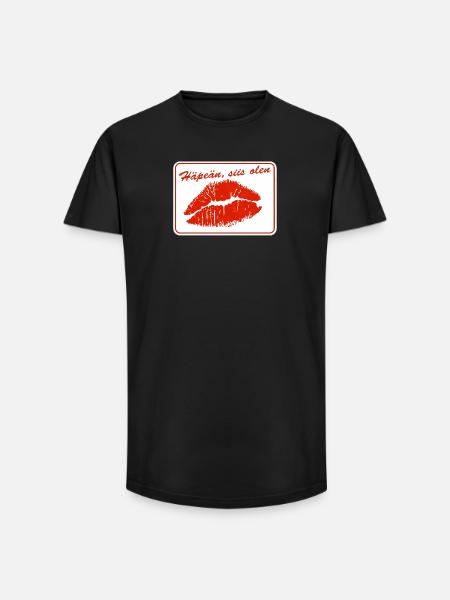 I'm ashamed, so I'm - Long Fit Men's T-Shirt - black
