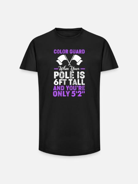 Karneval Fahnenschwenker Fahnenschwingen Fasching - Long Fit Männer T-Shirt - Schwarz