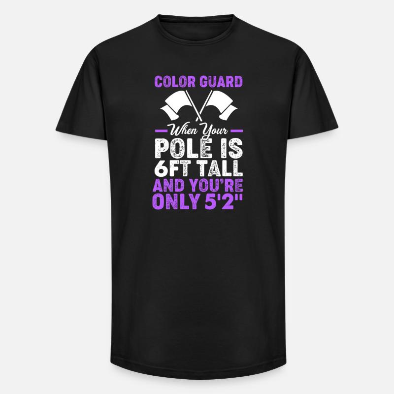 Karneval Flagviftende Karneval - Long fit herre T-shirt - sort