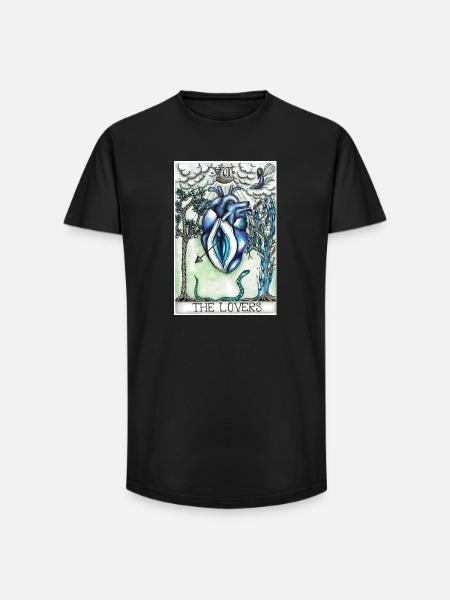 The Lovers - Long Fit Men's T-Shirt - black