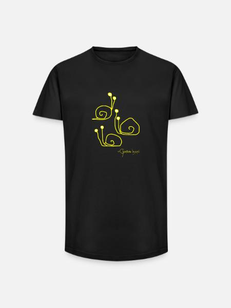 Snailmeeting - Cochleae Conventus - Long Fit Men's T-Shirt - black