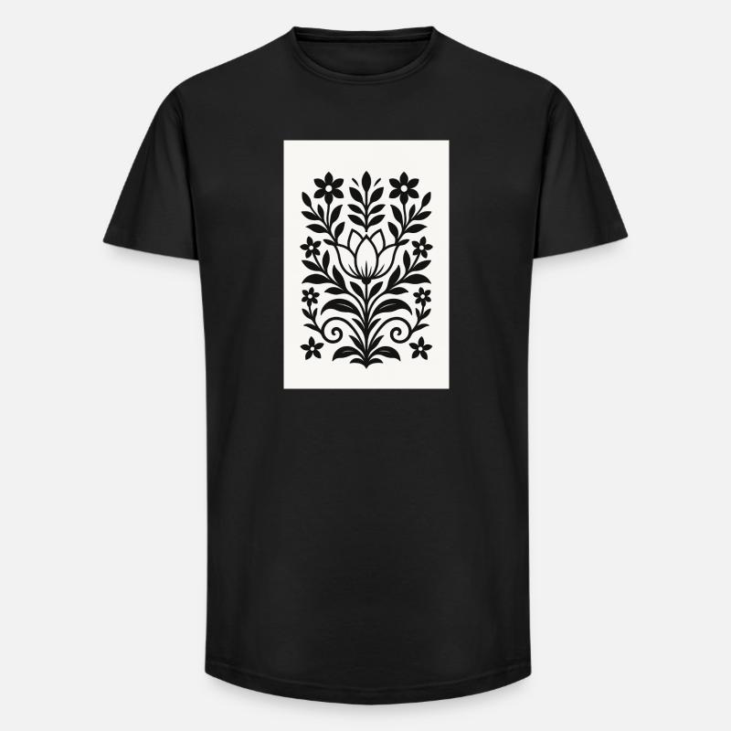 RayPay Eclipse - Long Fit Men's T-Shirt - black