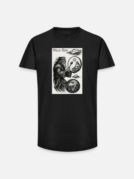 Wicca Rites - Long Fit Men's T-Shirt - black