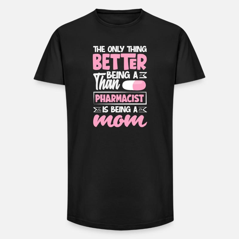 Apotheker Pharmazeutisch-technischer - Long Fit Männer T-Shirt - Schwarz