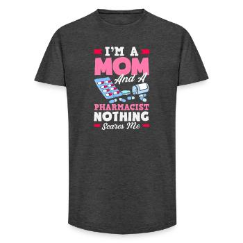 Apotheker Pharmazeutisch-technischer - Long Fit Männer T-Shirt - Anthrazit - Vorne - AI Model Male 185 light (185cm)
