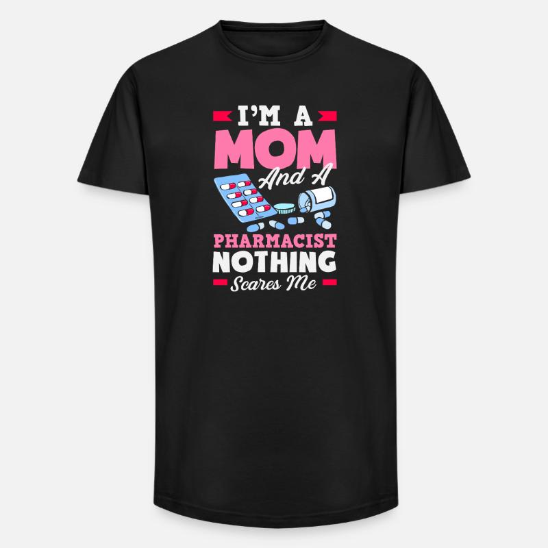 Apotheker Pharmazeutisch-technischer - Long Fit Männer T-Shirt - Schwarz
