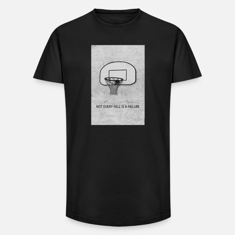 Not every fall is a failure - Long Fit Männer T-Shirt - Schwarz