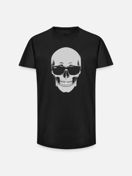Sunglasses Skeleton Noir - Long Fit Men's T-Shirt - black