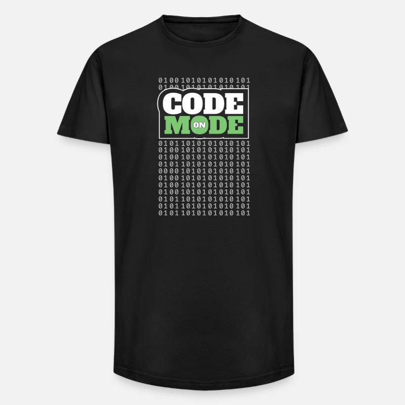 Codemodus An – Programmierung von Softwareentwickler Programmierer - Long Fit Männer T-Shirt - Schwarz