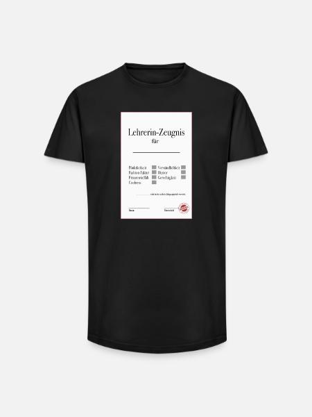 Témoignage d’enseignant : cadeau d’adieu drôle - T-shirt coupe longue homme - noir