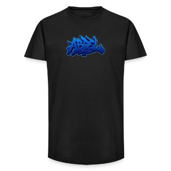 Graffiti Name Abdel ideal printable gift - Long Fit Men's T-Shirt - black - Front - AI Model Male 185 light (185cm)