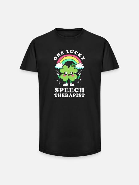 Speech therapist Speech therapist - Long Fit Men's T-Shirt - black