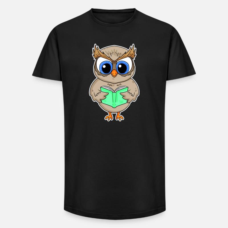Lesen Buch Bücher Leser Geschenk - Long Fit Männer T-Shirt - Schwarz