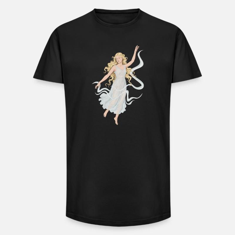 Fee - Long Fit Männer T-Shirt - Schwarz