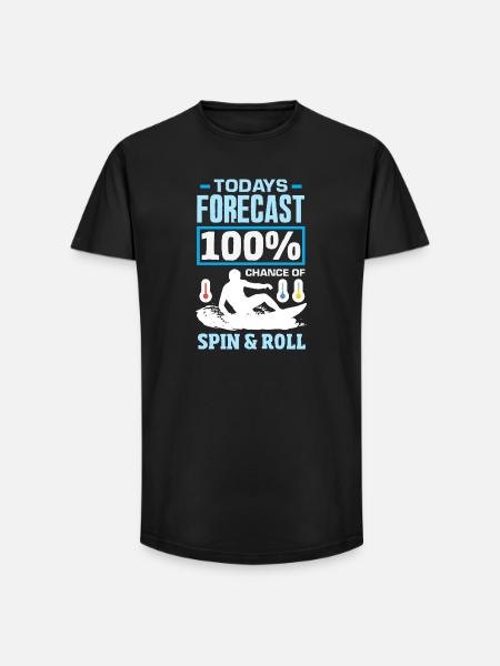 Surfing Surfboarder Bodyboarder - Long Fit Men's T-Shirt - black