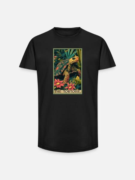 Tortoises Tortoise - Long Fit Men's T-Shirt - black