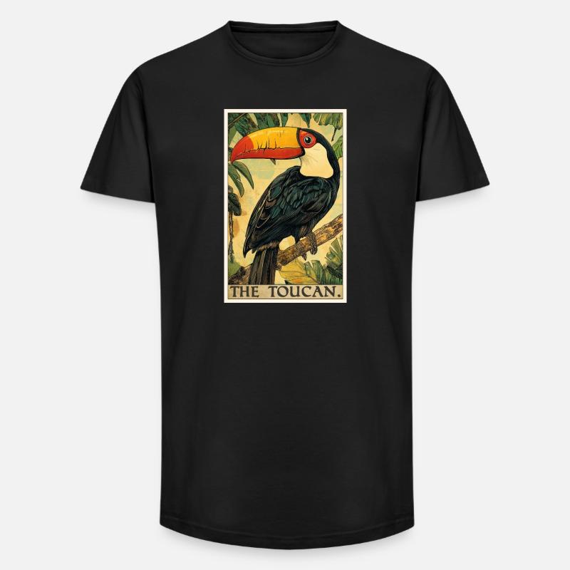 Toucans Toucan - Long Fit Men's T-Shirt - black