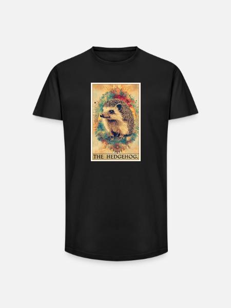 Hérisson - T-shirt coupe longue homme - noir