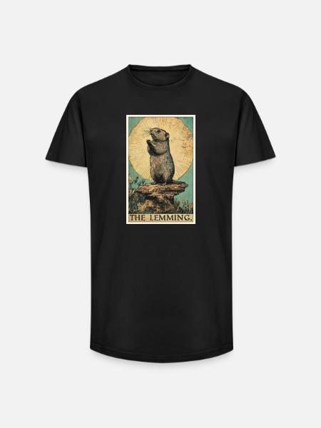 Lemmings Lemming - T-shirt coupe longue homme - noir
