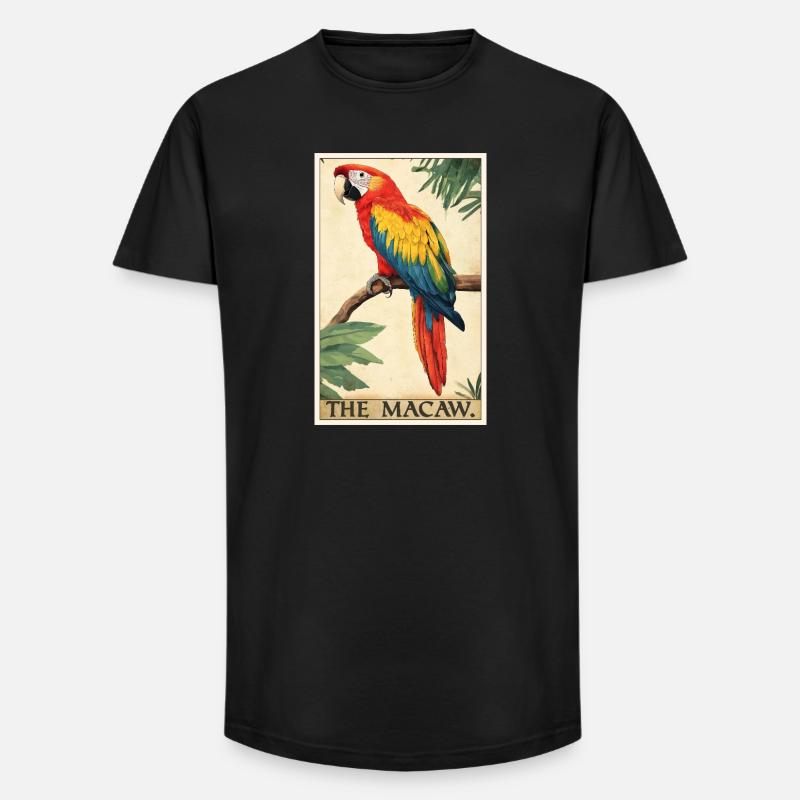 Aras Ara - Long Fit Männer T-Shirt - Schwarz