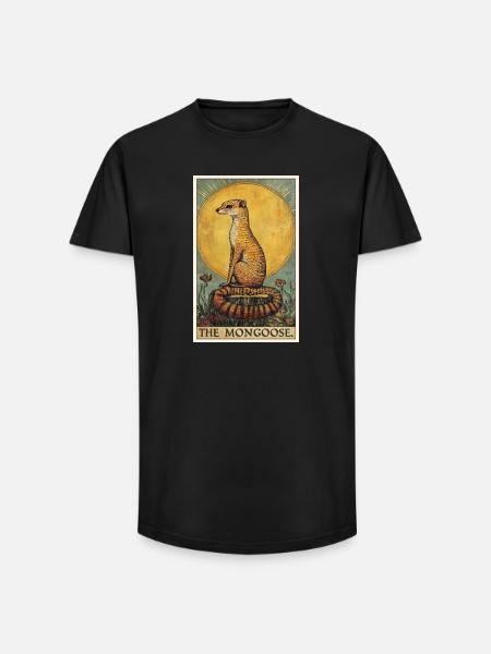 Mongoose's Mongoose - Long Fit Men's T-Shirt - black