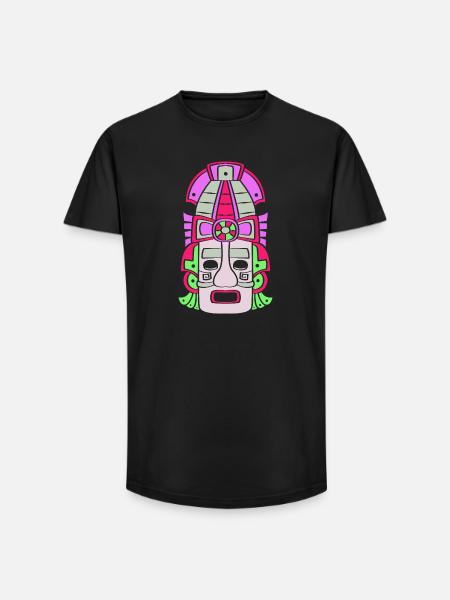 Inka Maya kalender aztec - Long Fit Männer T-Shirt - Schwarz