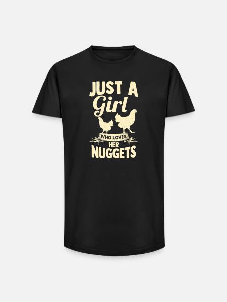 Farmer Rooster Flock Poultry Chicken - Long Fit Männer T-Shirt - Schwarz