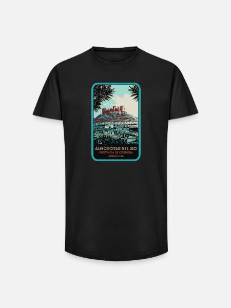 Almodovar Castle: Andalusian Treasure - Long Fit Men's T-Shirt - black