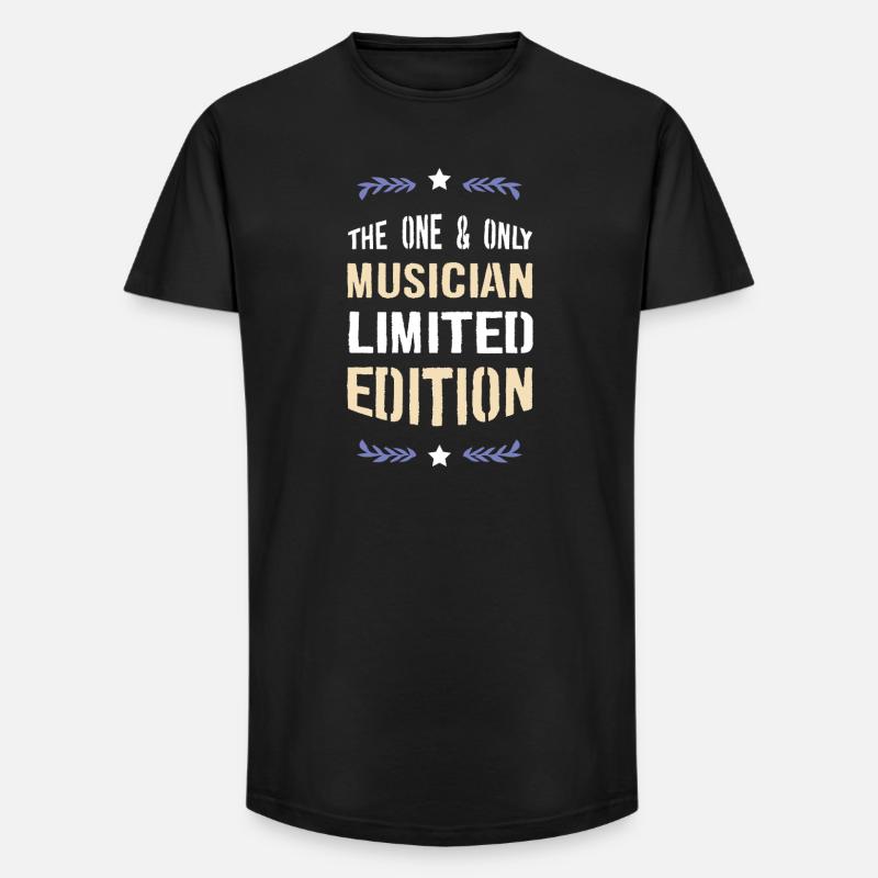 Der Eine Musiker Limited Edition - Long Fit Männer T-Shirt - Schwarz