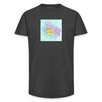 Pastell Clownfisch Korallen - Long Fit Männer T-Shirt - Anthrazit - Vorne - AI Model Male 185 light (185cm)